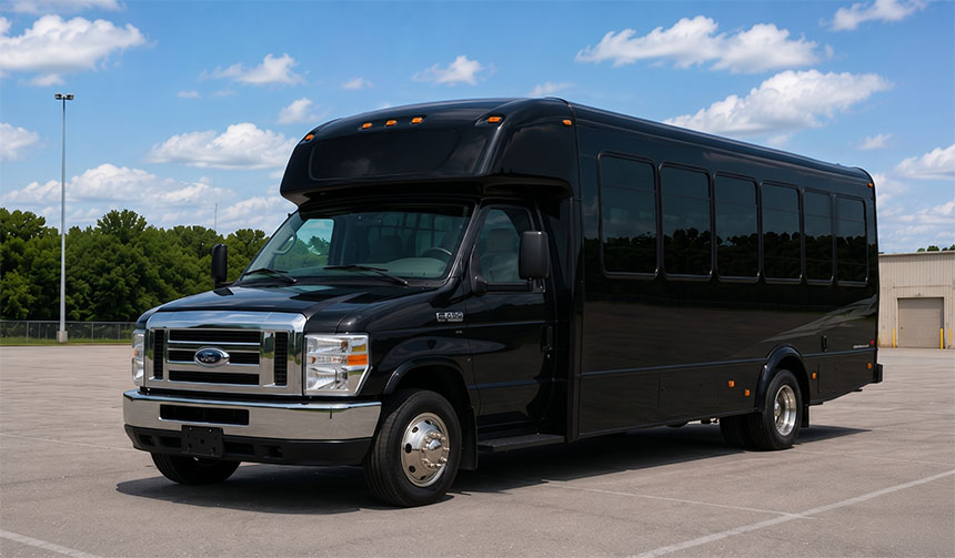 20-passenger minibus for charter in Chicago, IL